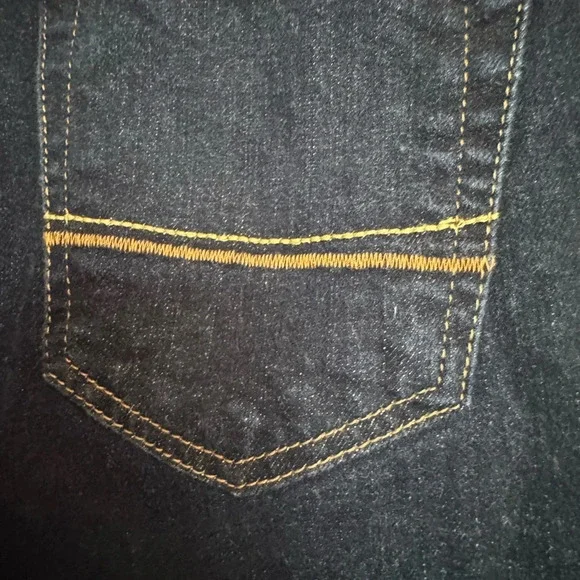 EUC Boys Abercrombie Kids Dark Blue Straight Jeans Size 15/16 - Picture 4 of 5